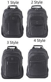 USB Charging Iron Handle Wear-resistant Backpack (Option: Black-3 Style)