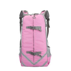 Fashion Go Out Portable Pet Backpack (Option: Pink-L)
