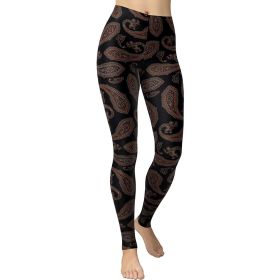 Fashing Running High Waist Women's Casual Pants Causal Leggings (Option: 8Printing-2XL)