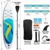 Stand Up Paddle Board 126"âˆšÃ³32"âˆšÃ³6" Extra Wide Thick Sup Board with Premium Sup Accessories & Backpack, Non-Slip Deck, Leash, Adjustable Paddle, Hand