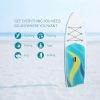 Stand Up Paddle Board 126"âˆšÃ³32"âˆšÃ³6" Extra Wide Thick Sup Board with Premium Sup Accessories & Backpack, Non-Slip Deck, Leash, Adjustable Paddle, Hand