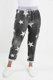 Spring And Summer New European And American Printing Casual Magic Jogger Pants (Option: Image 4-L)